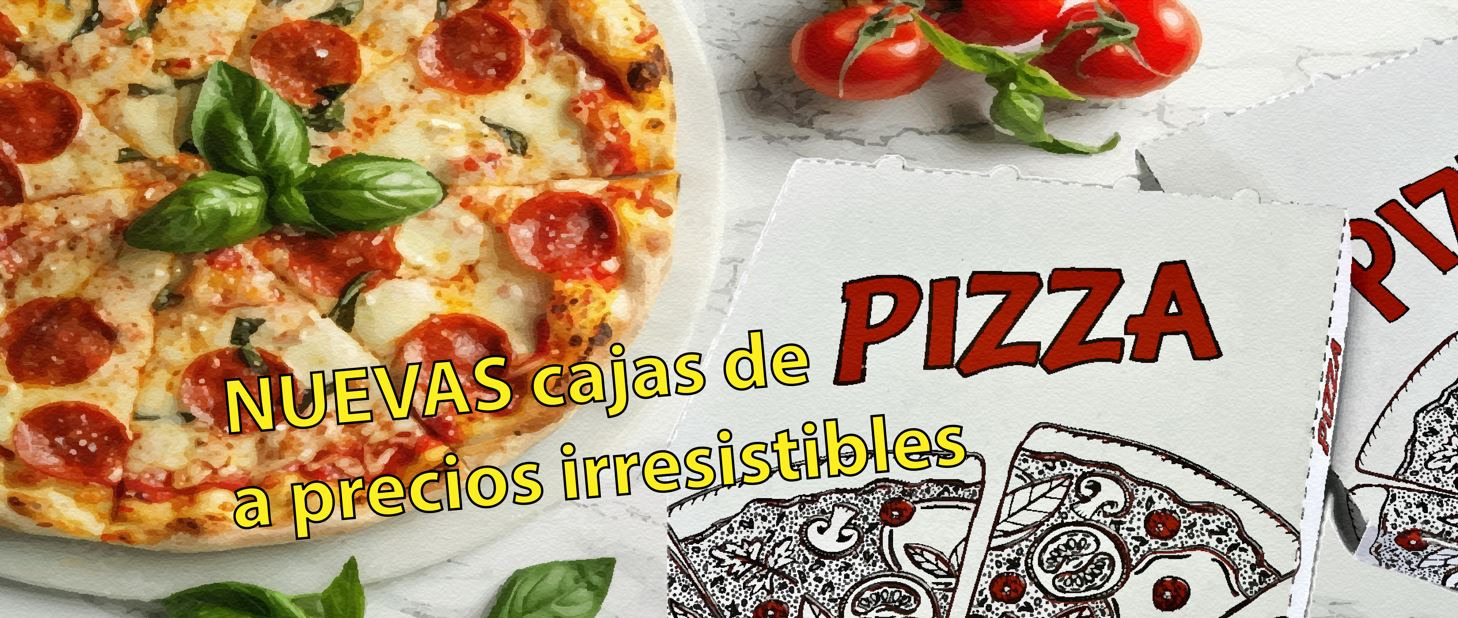NUEVAS CAJAS DE PIZZA